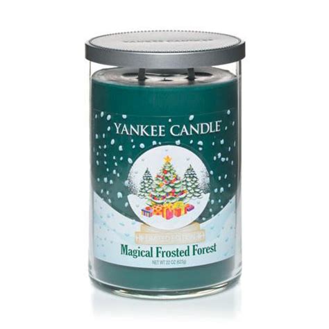 Magical frostd forest candle